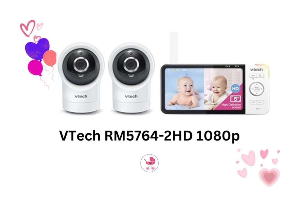 VTech RM5764-2HD 1080p Smart WiFi Remote Access 2 Cam-era Baby Monitor babytoddlersshop